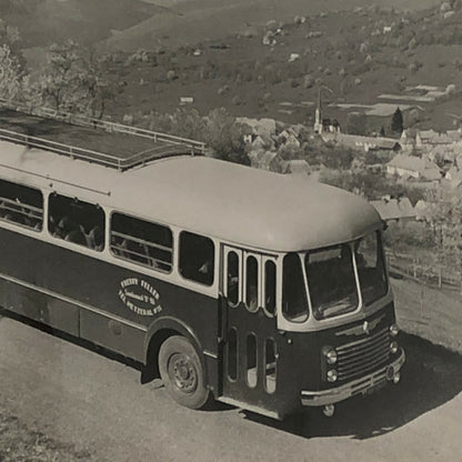 Vintage Renault Bus Press Photo Photograph Print