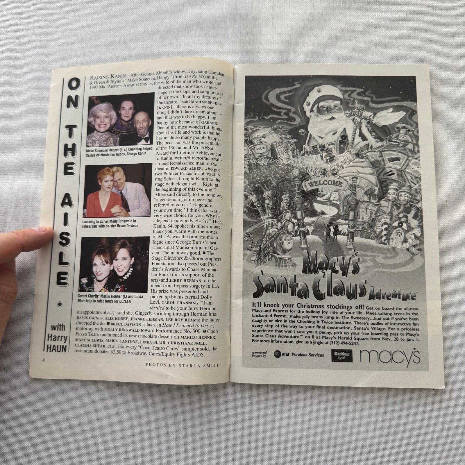 Defying Gravity Cast Signed Theater Playbill Autographed Signature 1997