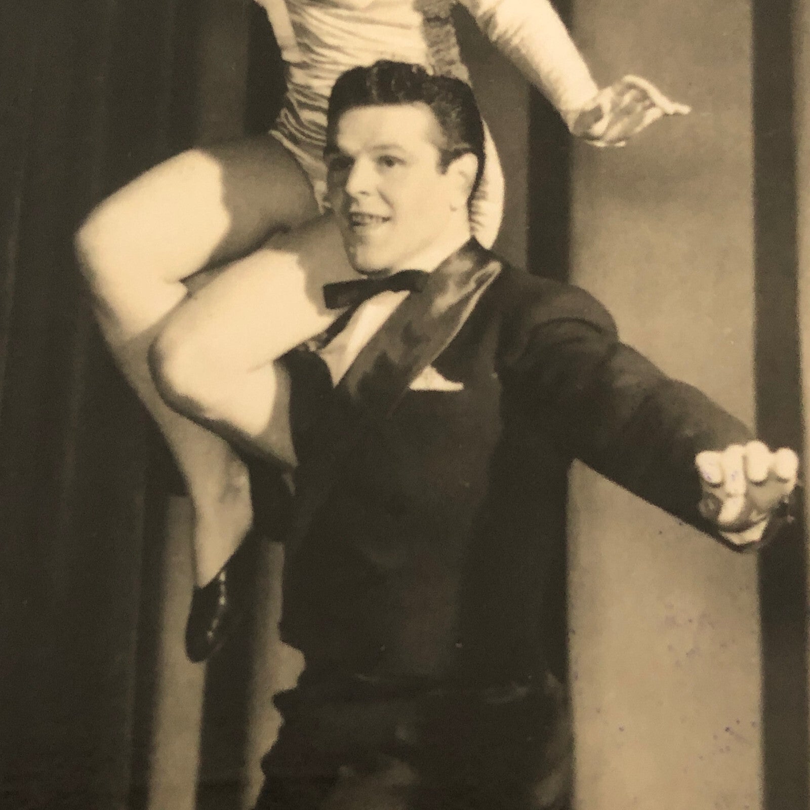 Circus Performer Balancing Act on Unicycle Photo Photograph Renellis