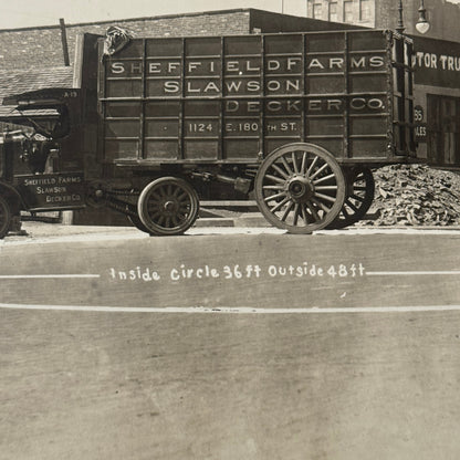 Antique Truck Factory Press Photo Photograph Vintage
