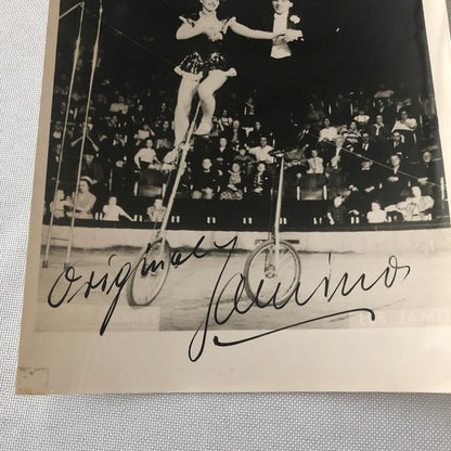 Circus Performer Acrobat Unicycle Balancing Act Photo Photograph Cirque Medrano