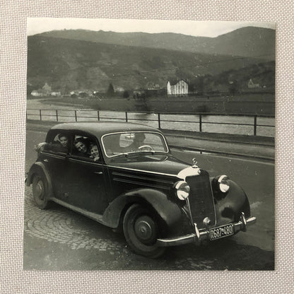 Vintage Mercedes Benz Car Automobile Photo Photograph Lot of 3 - Modern Prints 