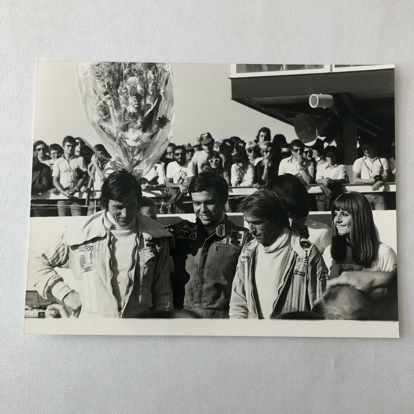Vintage 1976 Formula 2 F2 Nogaro Grand Prix Racing Photo Photograph Drivers
