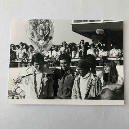 Vintage 1976 Formula 2 F2 Nogaro Grand Prix Racing Photo Photograph Drivers