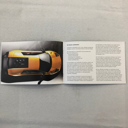 Lamborghini Murcielago LP 670-4 SuperVeloce Press Kit Brochure CD GERMAN Text