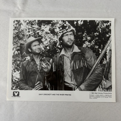 Disney Movie Still Press Photo Photograph Davy Crockett and the River Pirates