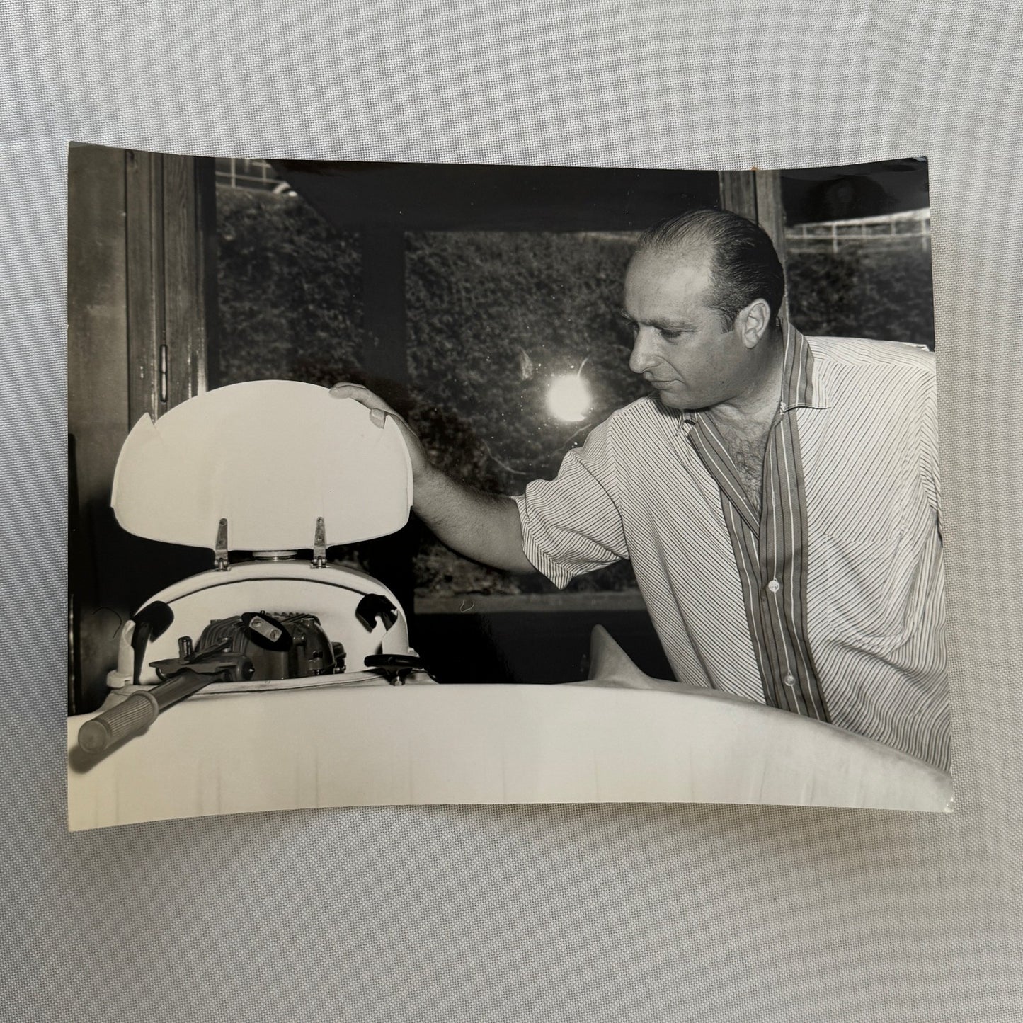 Juan Manuel Fangio Retirement Vacation Holiday Italian Press Photo F1 Racing