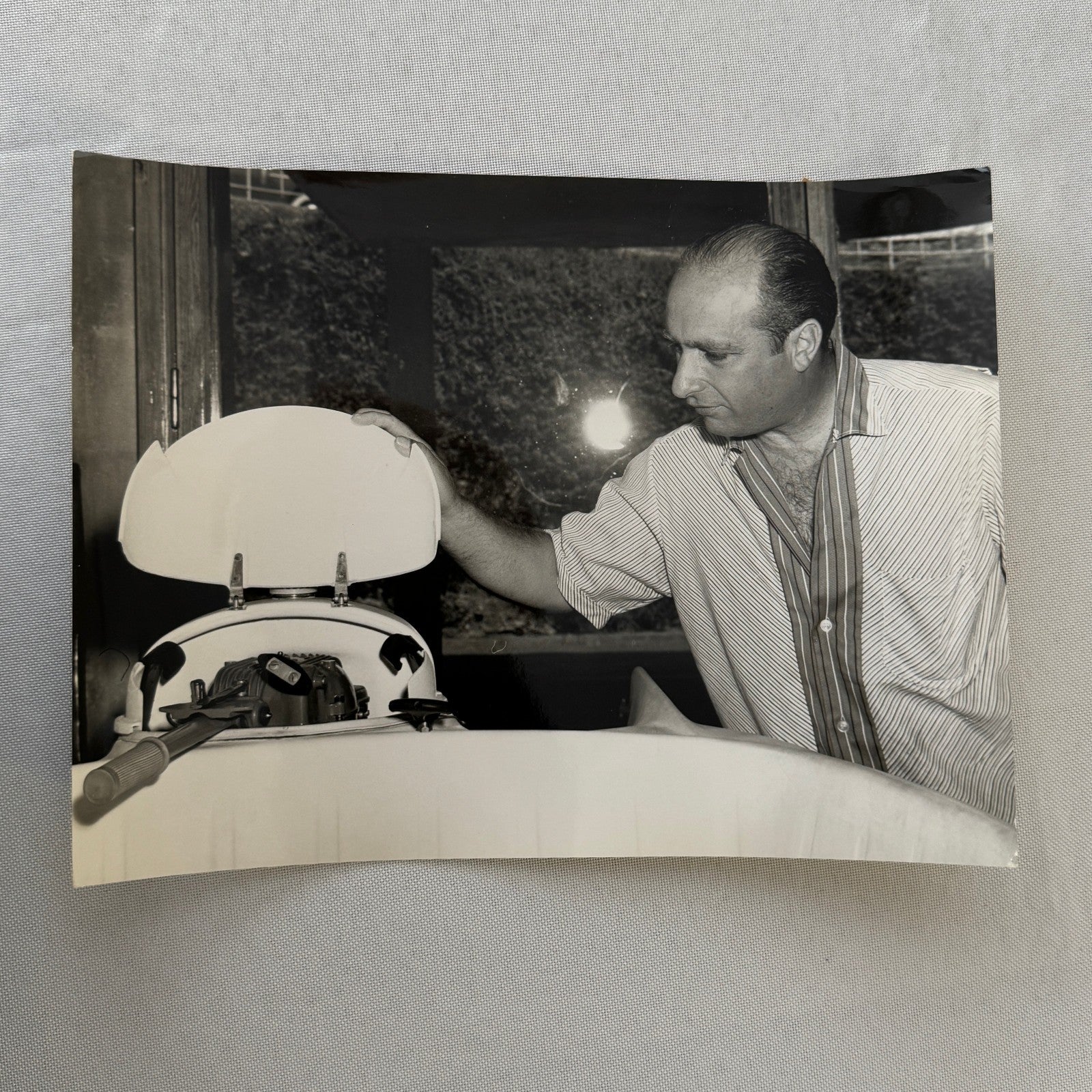 Juan Manuel Fangio Retirement Vacation Holiday Italian Press Photo F1 Racing