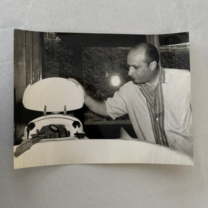 Juan Manuel Fangio Retirement Vacation Holiday Italian Press Photo F1 Racing