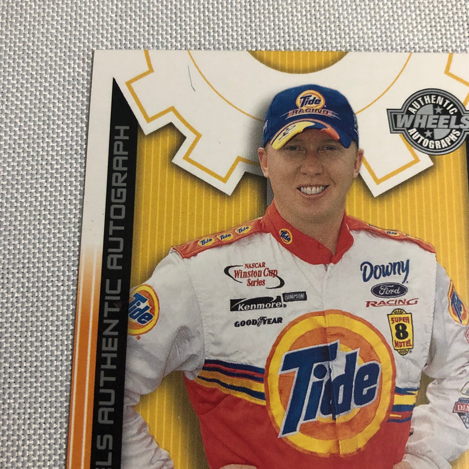 2002 Wheels Authentic Autograph Ricky Craven Signed Signature Auto Card NASCAR