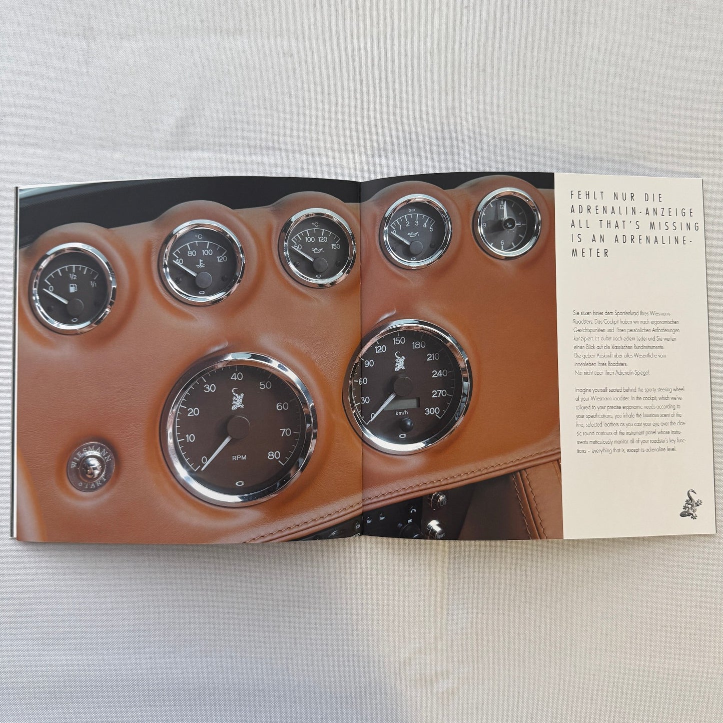 Wiesmann Roadster Sports Car Sales Brochure Catalog Advertising