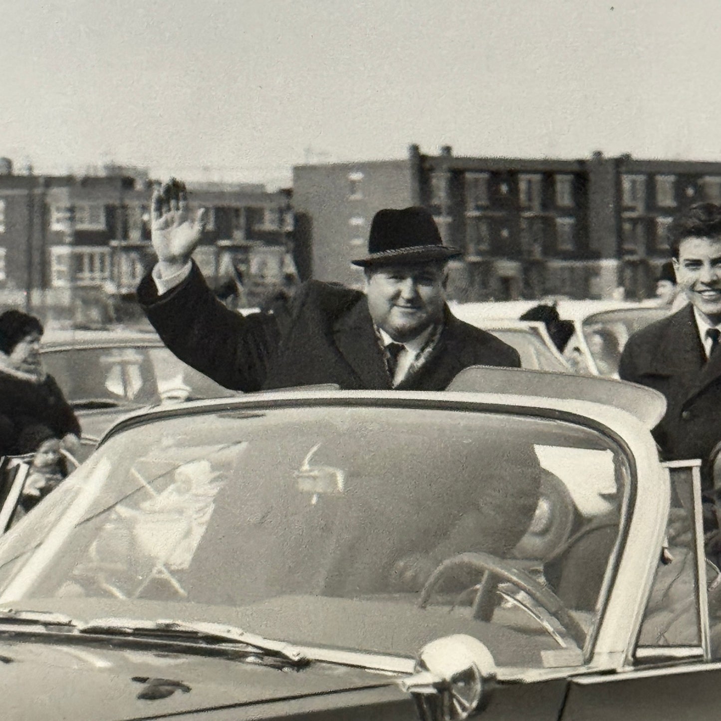 Vintage Parade Car Photo Photograph Print Quebec Canada