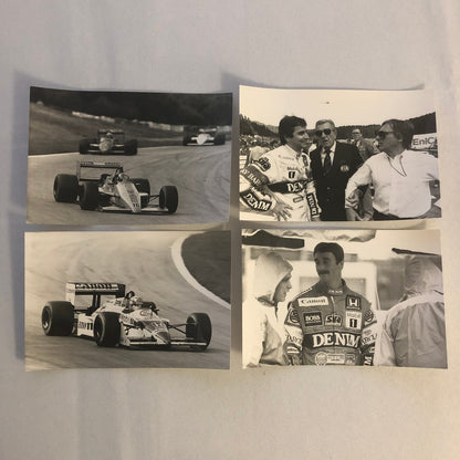 1987 Austrian Grand Prix Formula One Racing Photo Lot 9x Ayrton Senna Mansell +