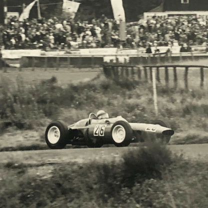 Vintage Grand Prix Racing Car Driver Photo Photograph Print