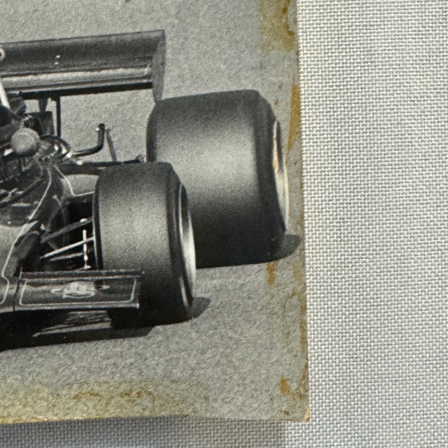 Vintage Car Racing Photo Emerson Fittipaldi Denny Hulme Driver Photograph