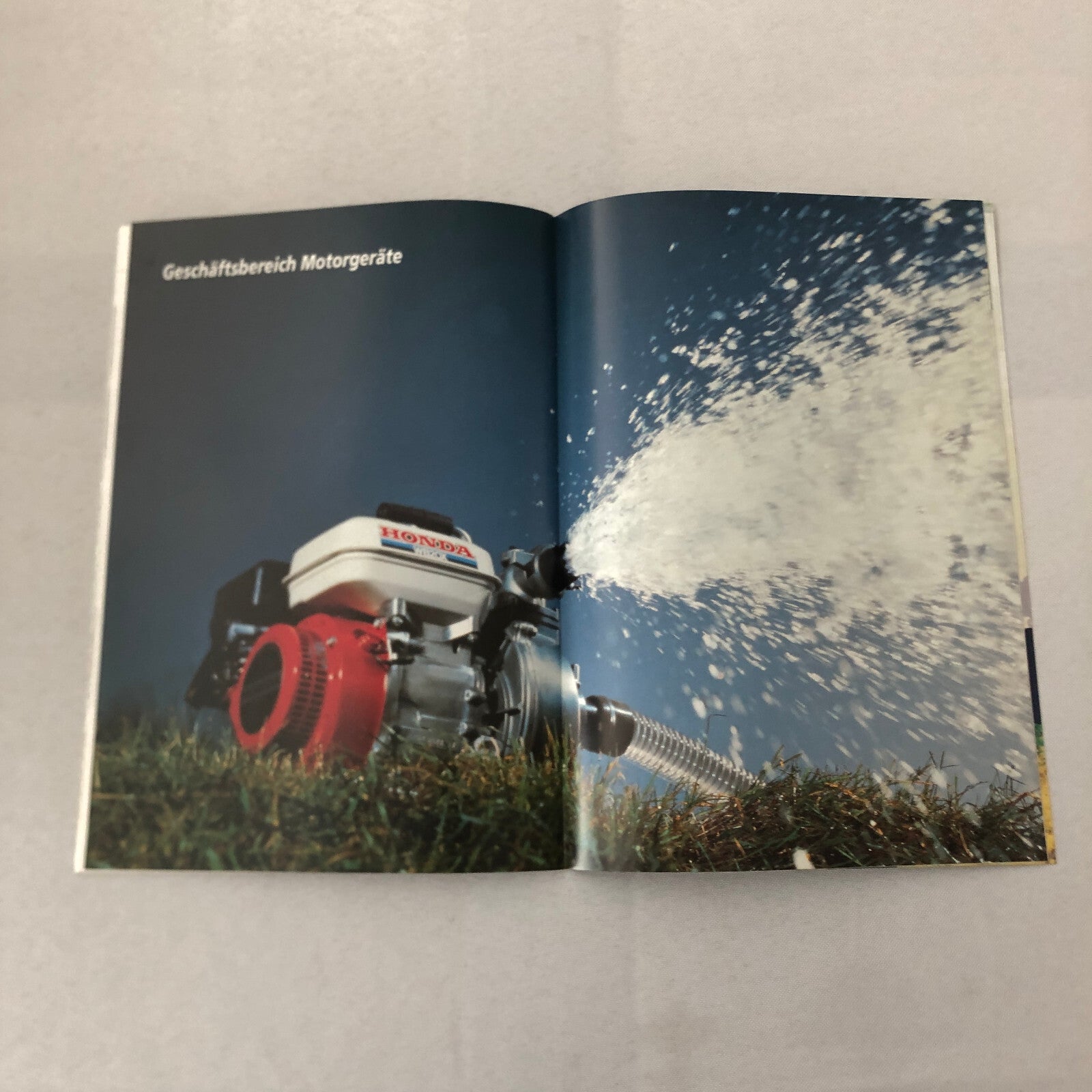 Honda Sales Brochure NSX Motorcycle Catalog GERMAN Text