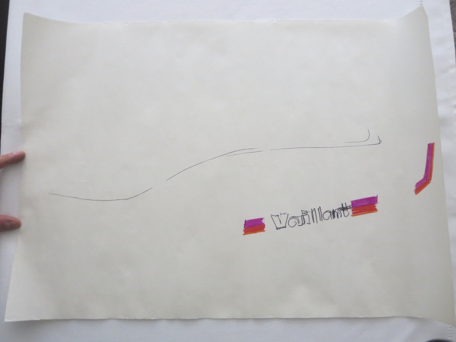 Porsche 935 Kremer Racing Design Sketch Drawing Art LOT OF 5 -  NOTTRODT Vintage