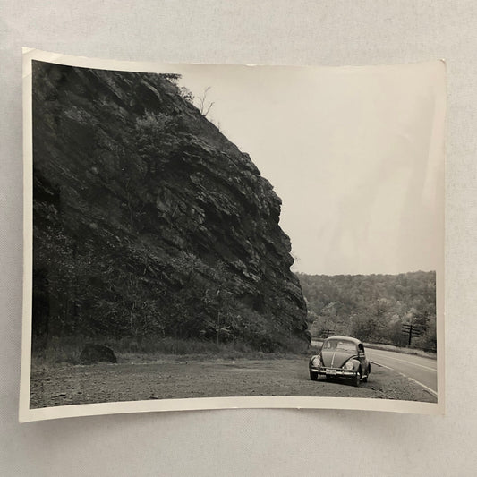 Vintage Volkswagen VW Beetle Bug Car Photo Photograph