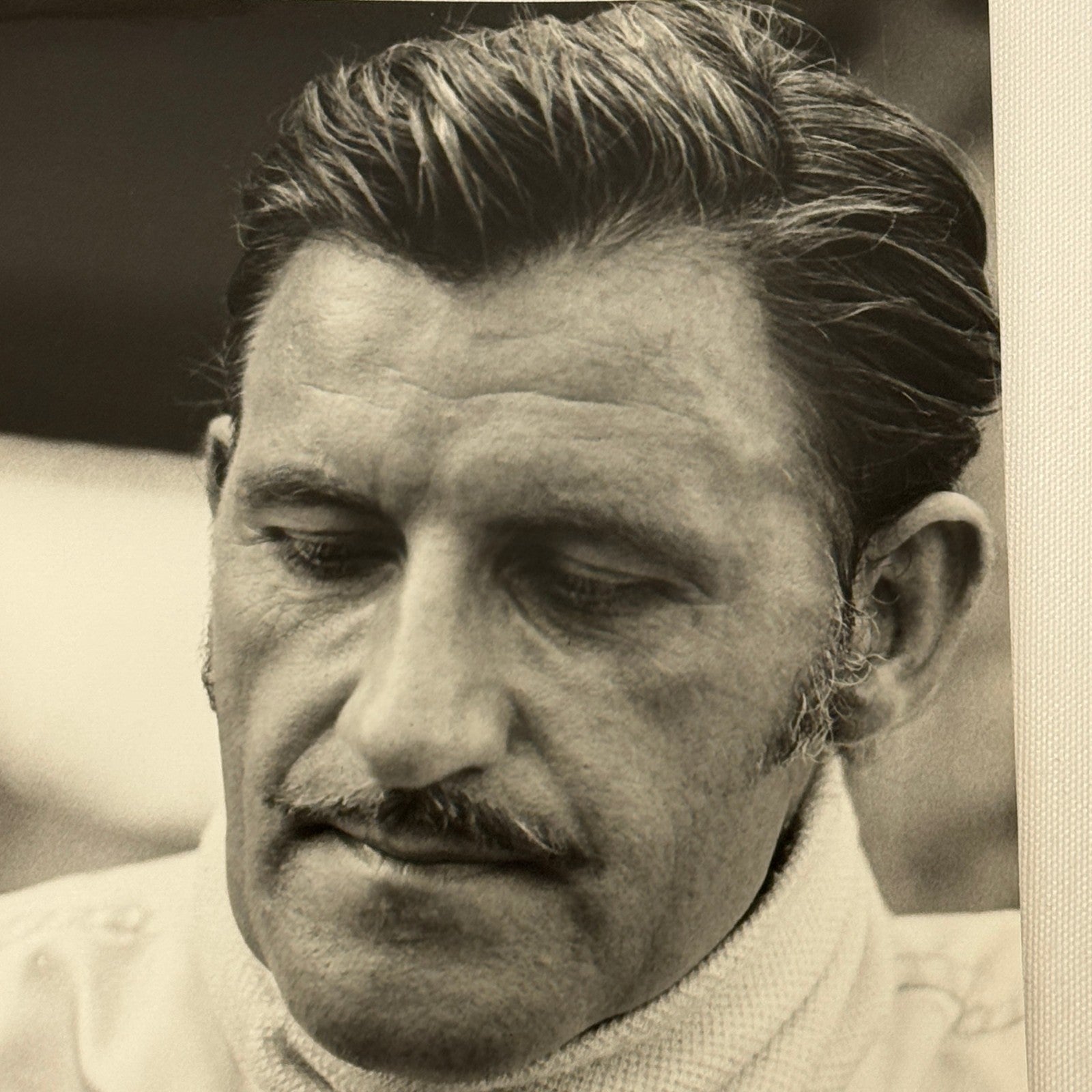 Vintage Racing Photo Graham Hill 1969 German Grand Prix Motorsport Photograph