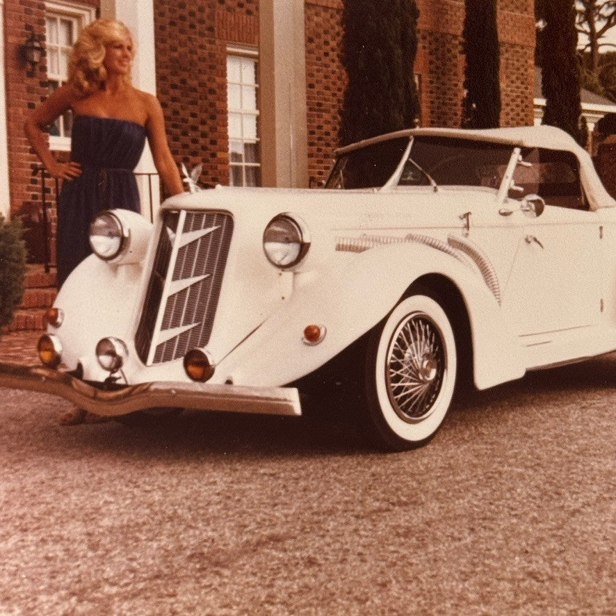 Lindberg Engineering Auburn Replica Kit Car Photo Photograph Print Vintage
