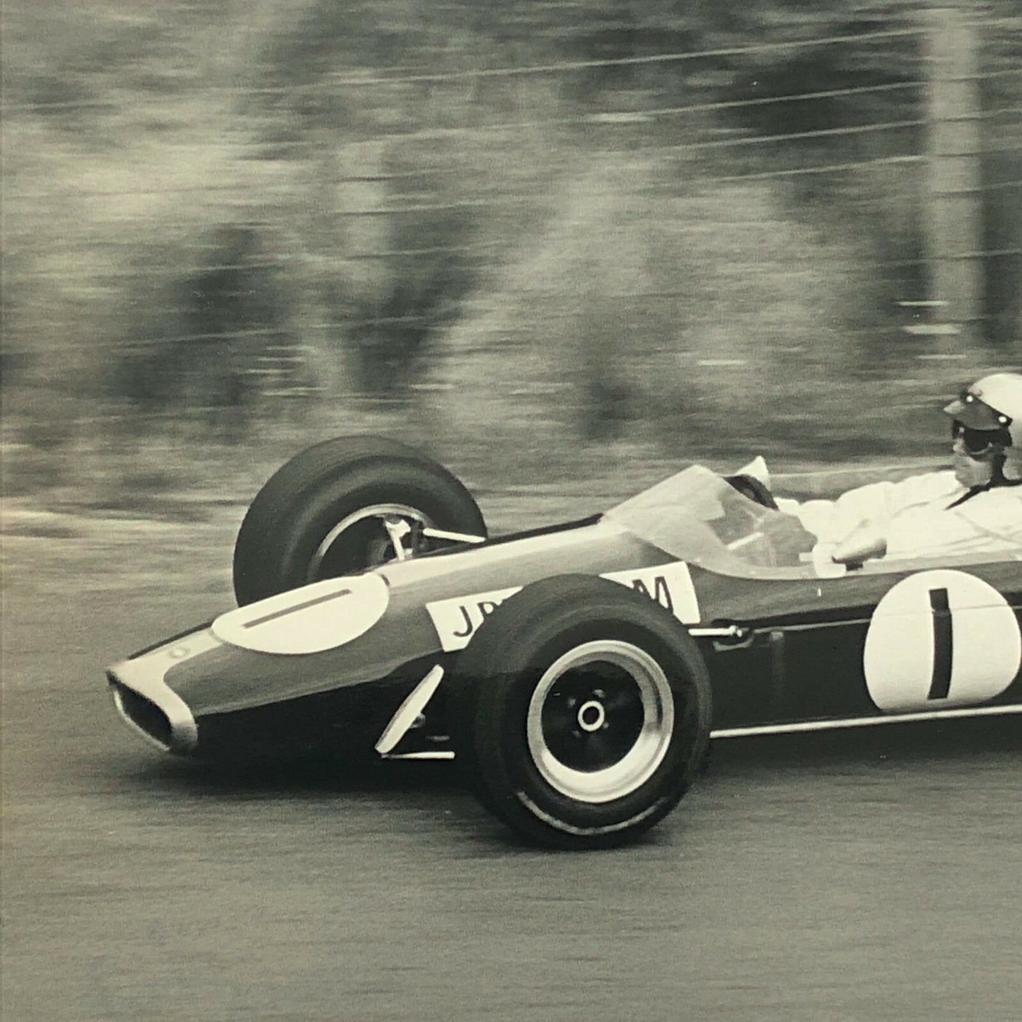 Vintage Jack Brabham Racing Driver Grand Prix Photo Photograph 