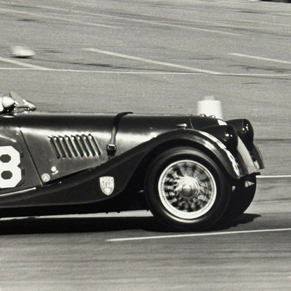 Morgan Racing Photograph Mike Evans Dodger Stadium Vintage Image Modern Print