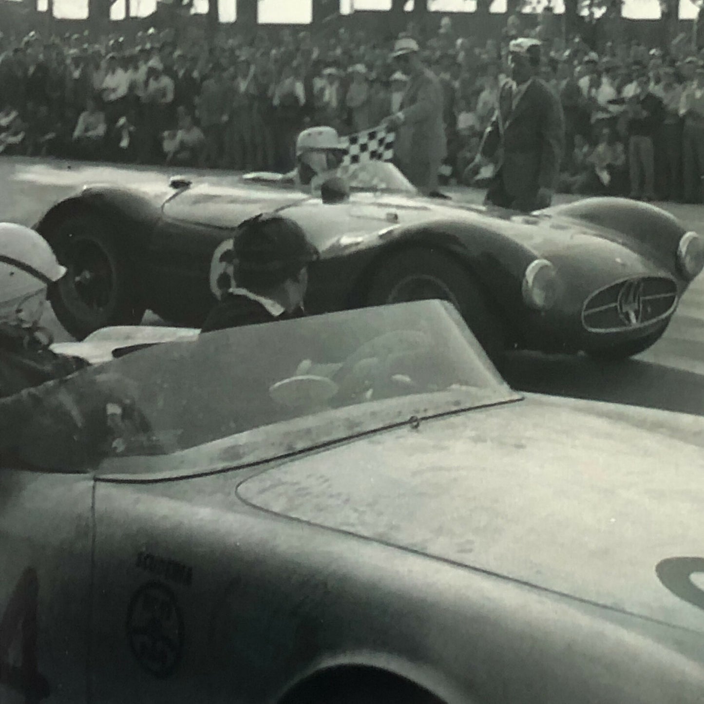Vintage Racing Photo Photograph - Modern Era Print - Maserati Car + 