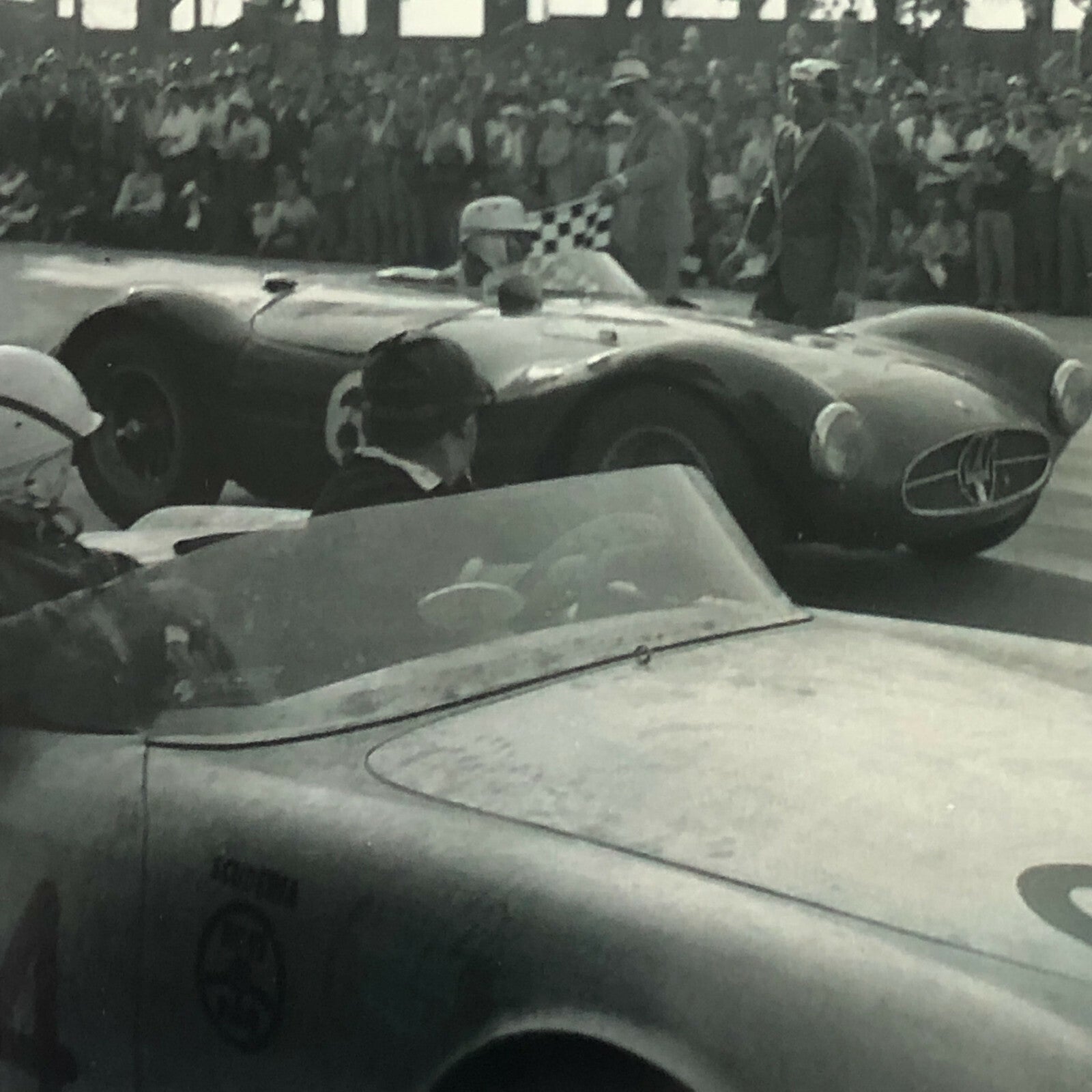 Vintage Racing Photo Photograph - Modern Era Print - Maserati Car + 