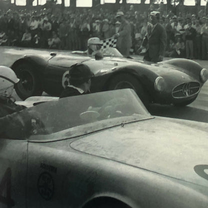 Vintage Racing Photo Photograph - Modern Era Print - Maserati Car + 
