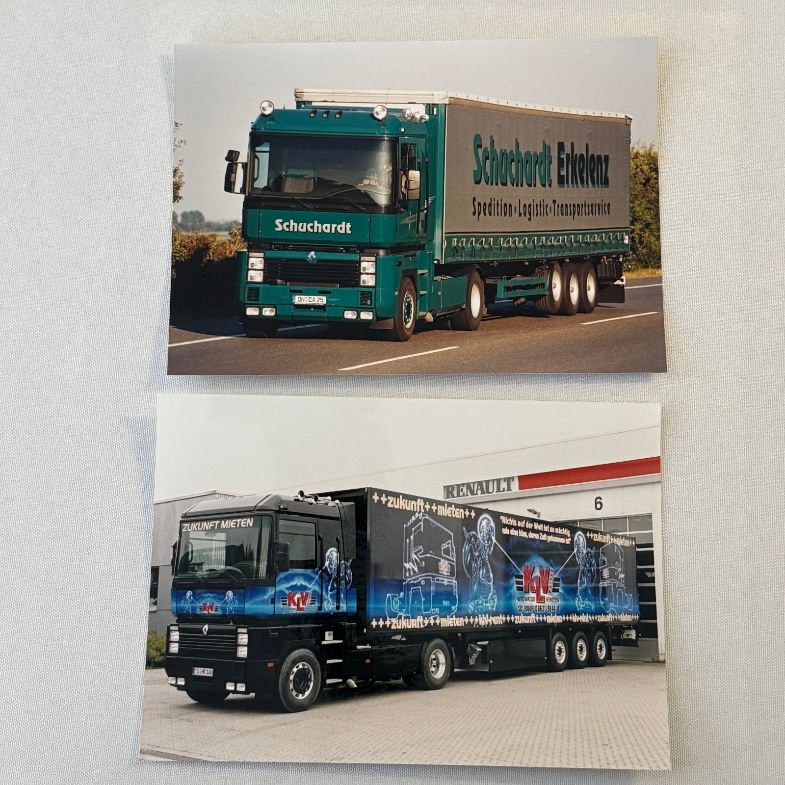 2000 Renault Truck Press Kit Magnum Midlum Dakar Rally Mascott Photos GERMAN