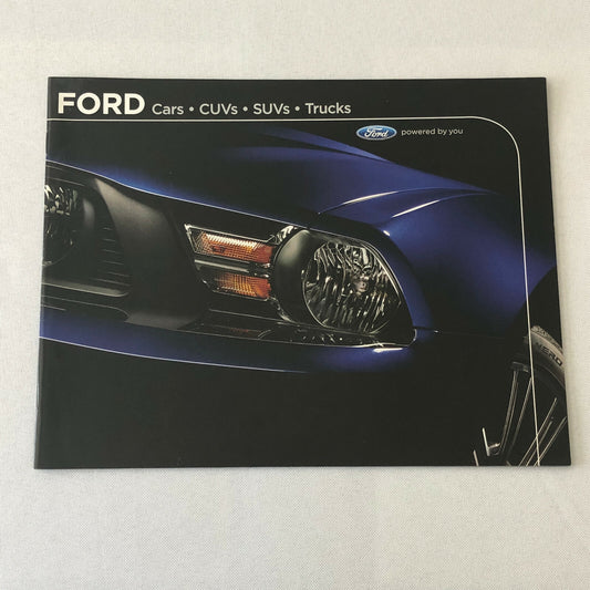 2009 Ford Sales Brochure Catalog Mustang Fusion Hybrid Flex Edge F150 Ranger +