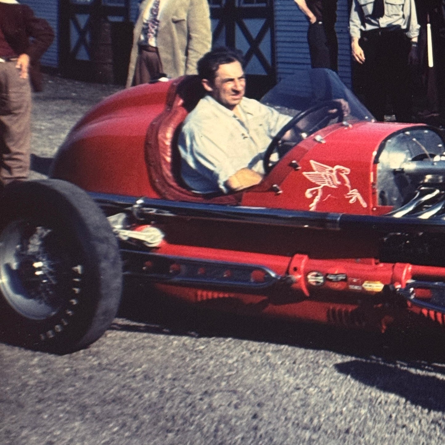 Vintage Racing Photo Photograph Unidentified Car MODERN PRINT