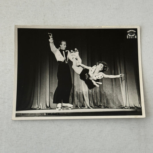Vintage Circus Rollerskating Roller Skate Act Photo Photograph Berlin