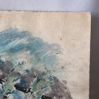 Vintage Painting Art Artwork Artist Arthur E Sudler Woman Teapot