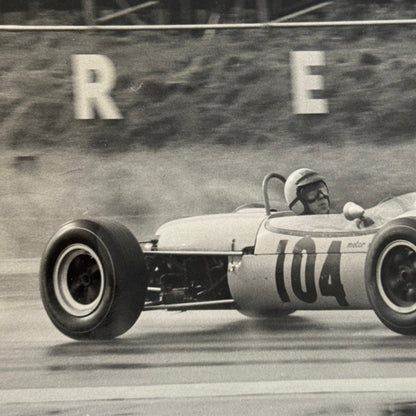 Vintage Racing Photo Photograph F3 Hans Stiller Brabham Repco 1966 Clubmans