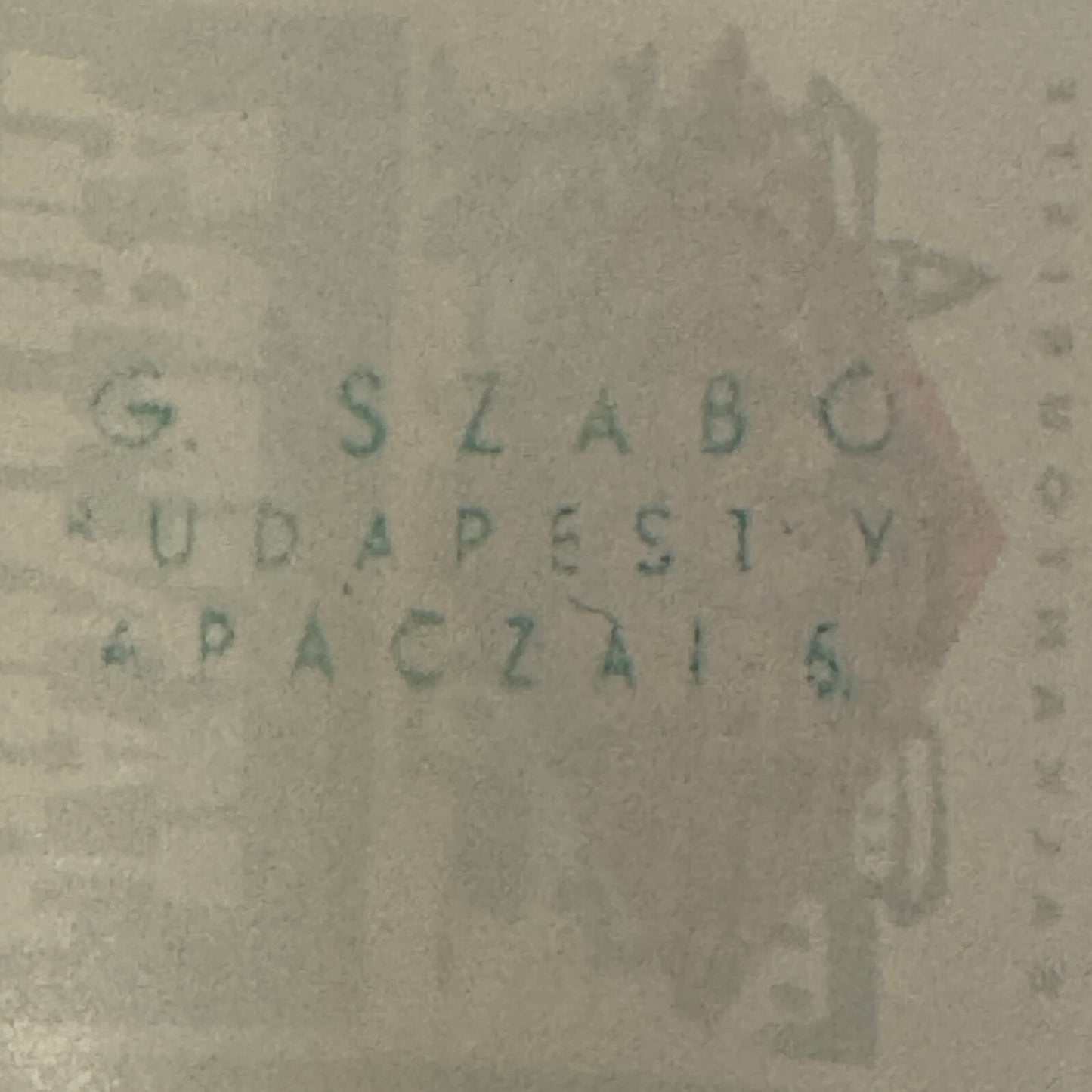 Vintage Travel Luggage Label Hotel Jantra Veliko Tarnovo Bulgaria