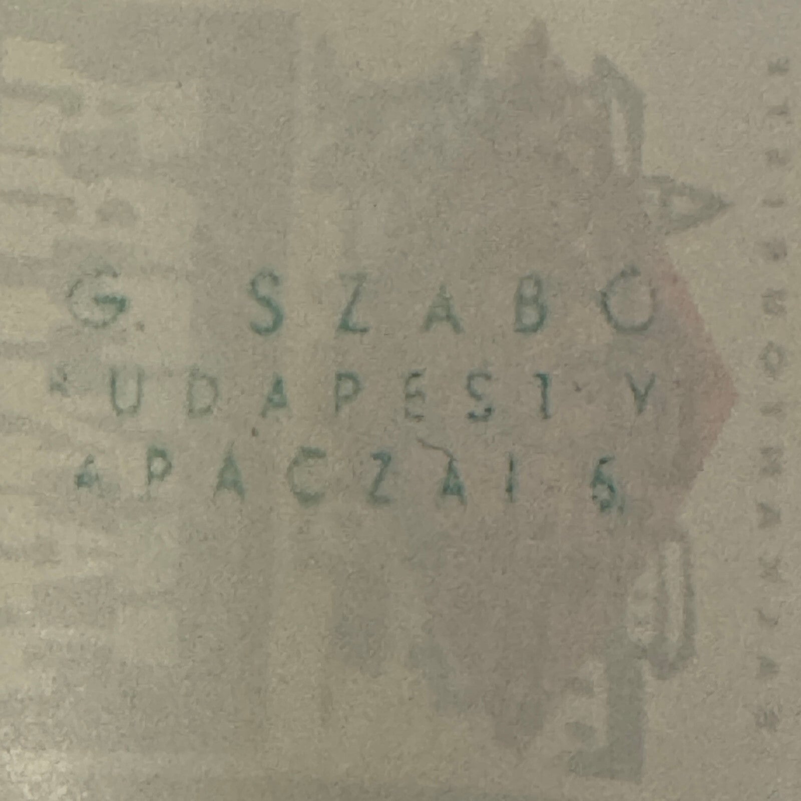 Vintage Travel Luggage Label Hotel Jantra Veliko Tarnovo Bulgaria