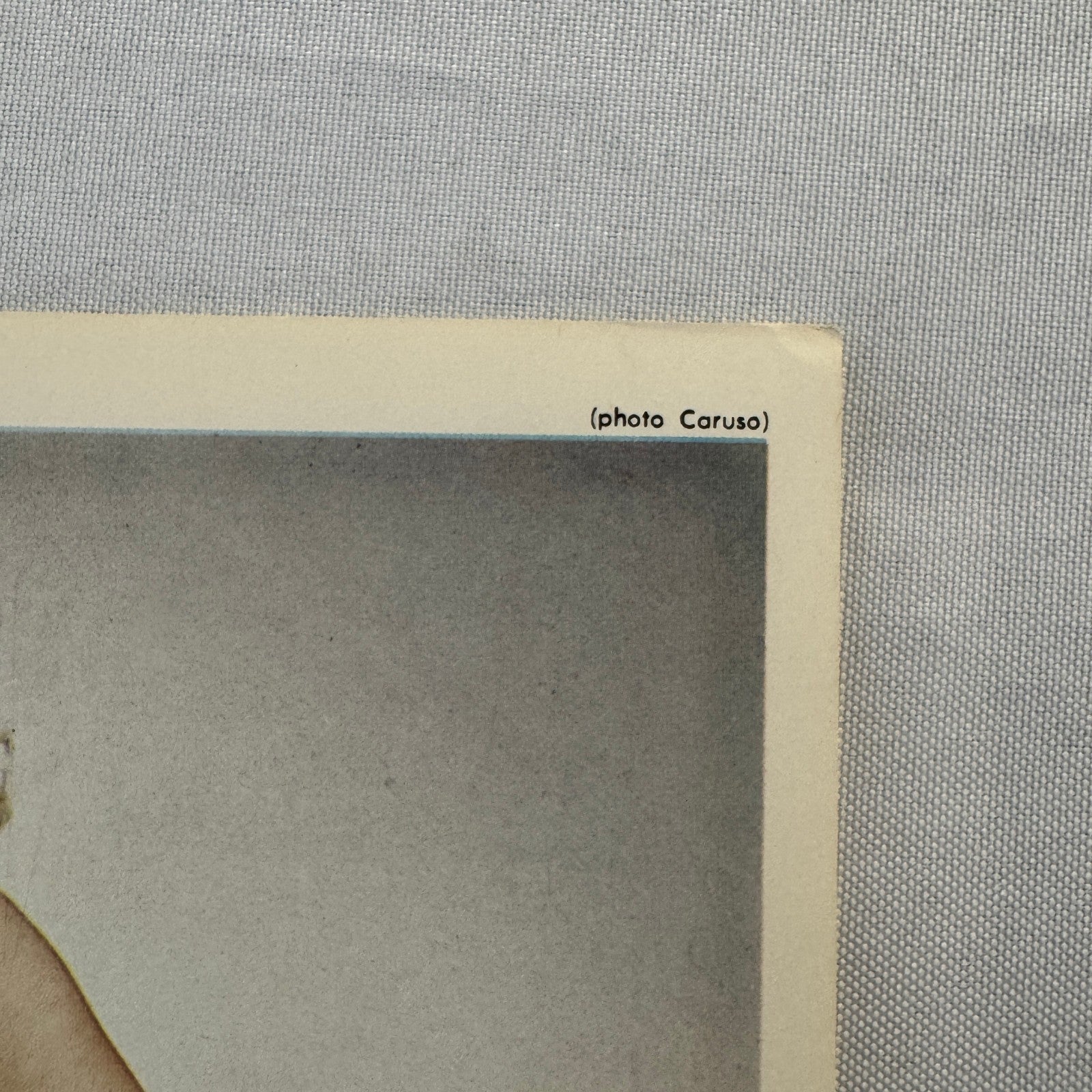 Vintage Wrestling Print Insert Viviane Vachon Quebec French 1973