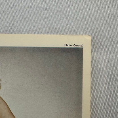 Vintage Wrestling Print Insert Viviane Vachon Quebec French 1973