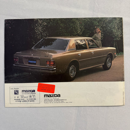 Vintage Mazda 929 L Legato Car Sales Brochure Mazda 929L DUTCH Text