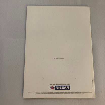 Nissan 300ZX Twin Turbo Sales Brochure Catalog German Text European 300 ZX Z