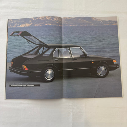 1987 Saab 900i Car Sales Brochure Catalog Vintage Saab 900 FRENCH European