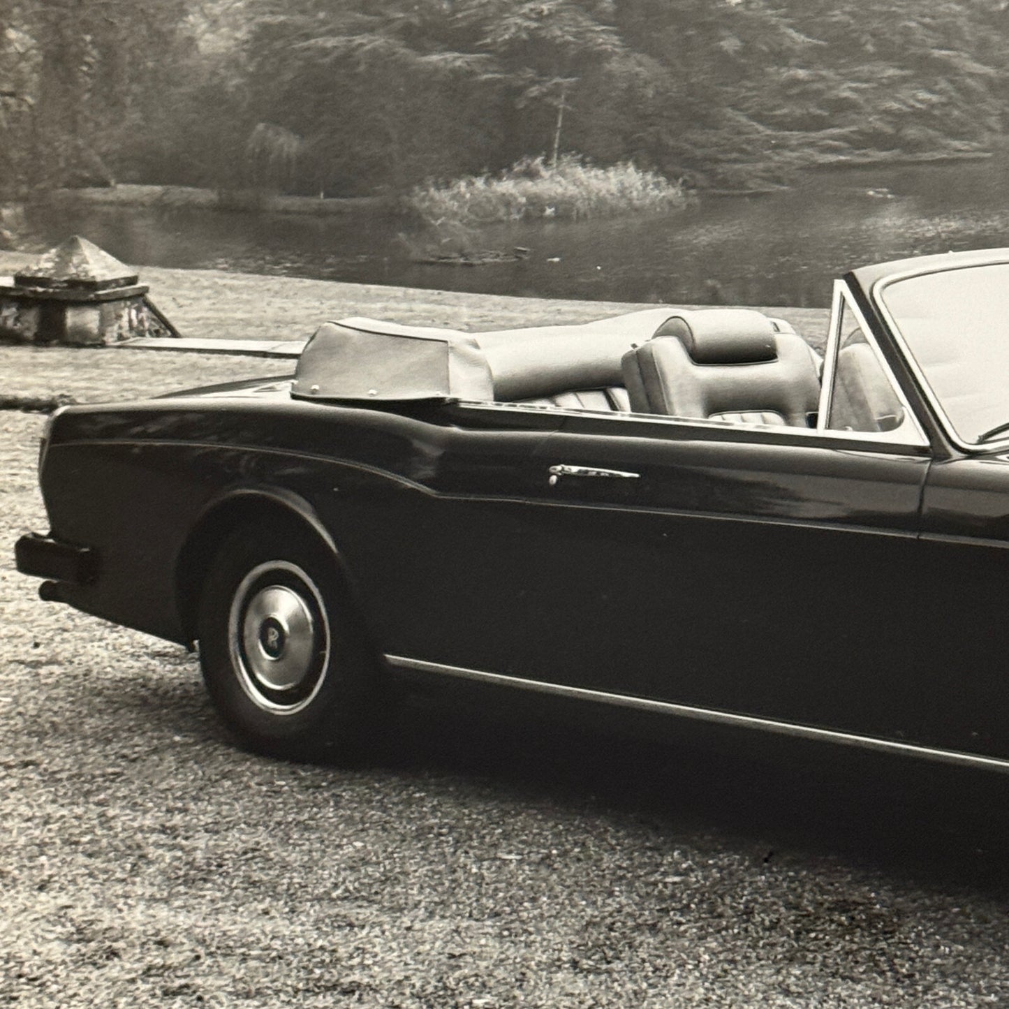 Rolls Royce Corniche Convertible Car Factory Press Photo Photograph Print 1980