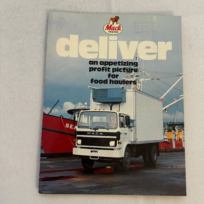 Mack Food Hauling Truck Sales Brochure Catalog R U MC Model Cruise Liner MidLine