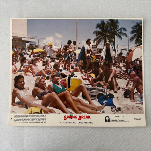 Spring Break Vintage Movie Lobby Card Film 1983 Columbia Pictures