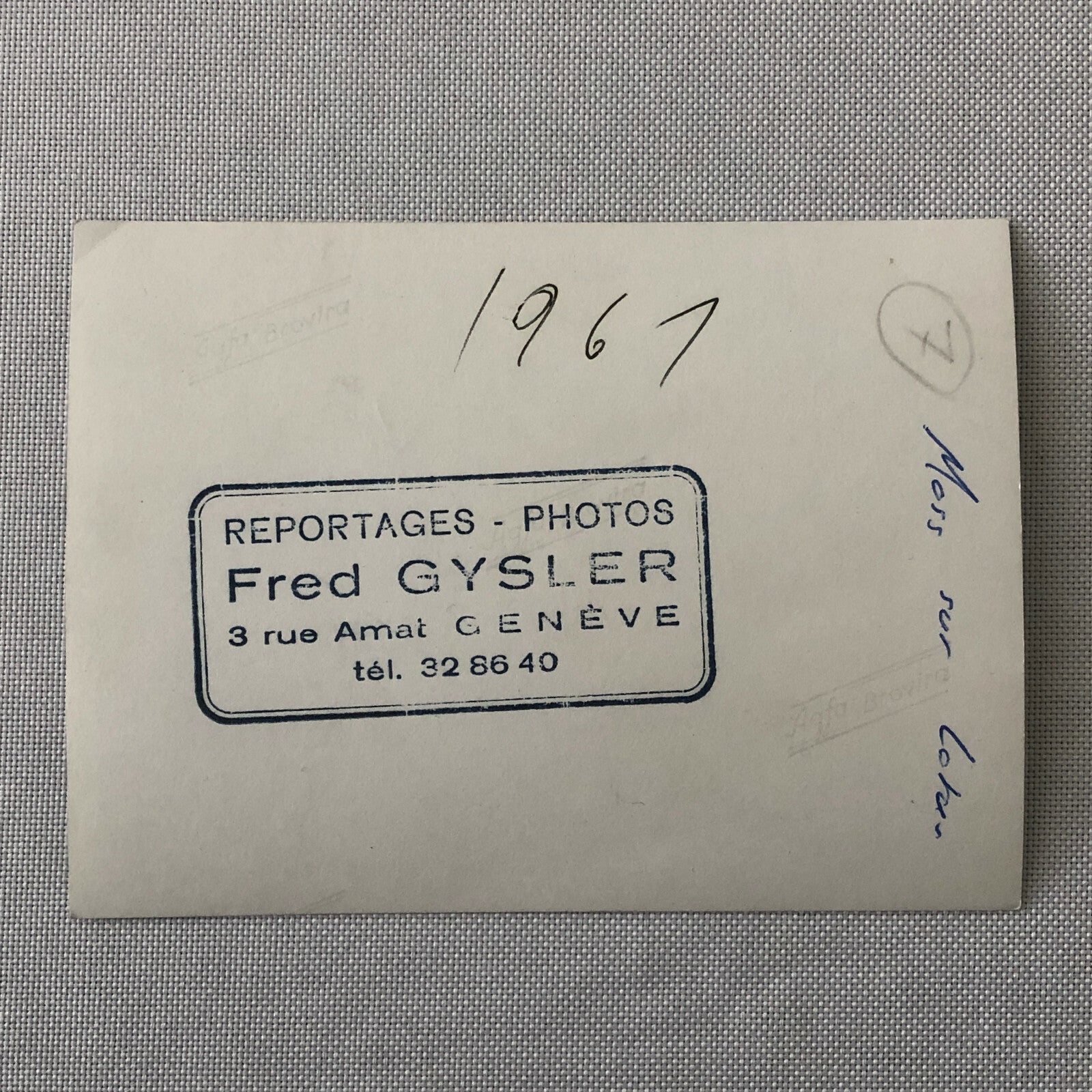 Vintage Racing Photo Photograph Stirling Moss Lotus Car 1967 Fred Gysler 