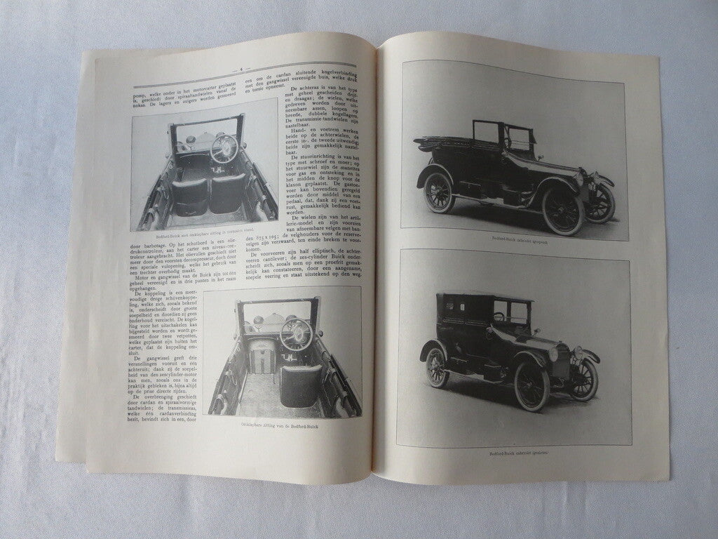 1919 Buick Sales Brochure Catalog Coupe Sedan Cabriolet - DUTCH TEXT European 