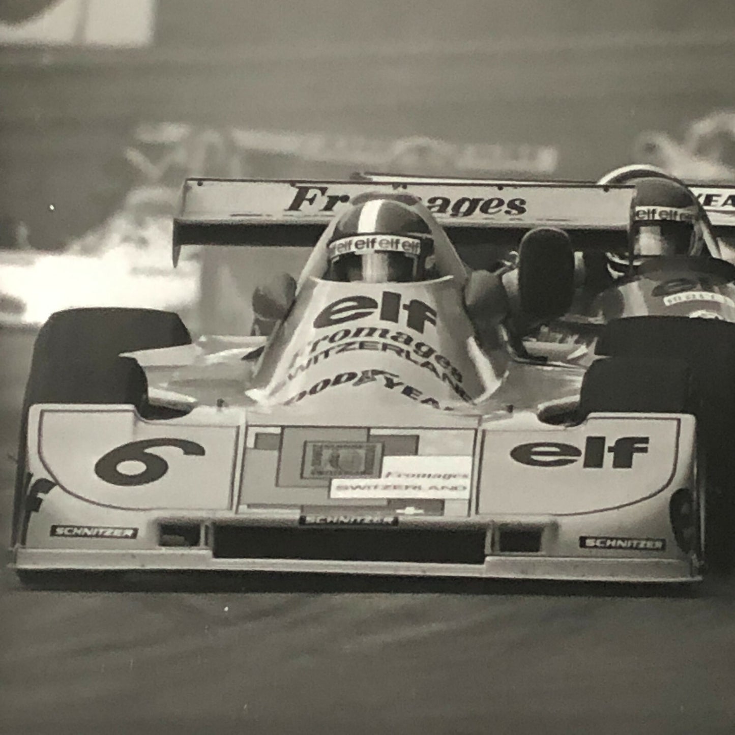 Vintage 1975 Formula 2 F2 Racing Photo Photograph Rouen Grand Prix Cars