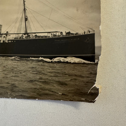 Vintage Ship Boat Photo Photograph Print Canadian Pacific Liner Montlaurier