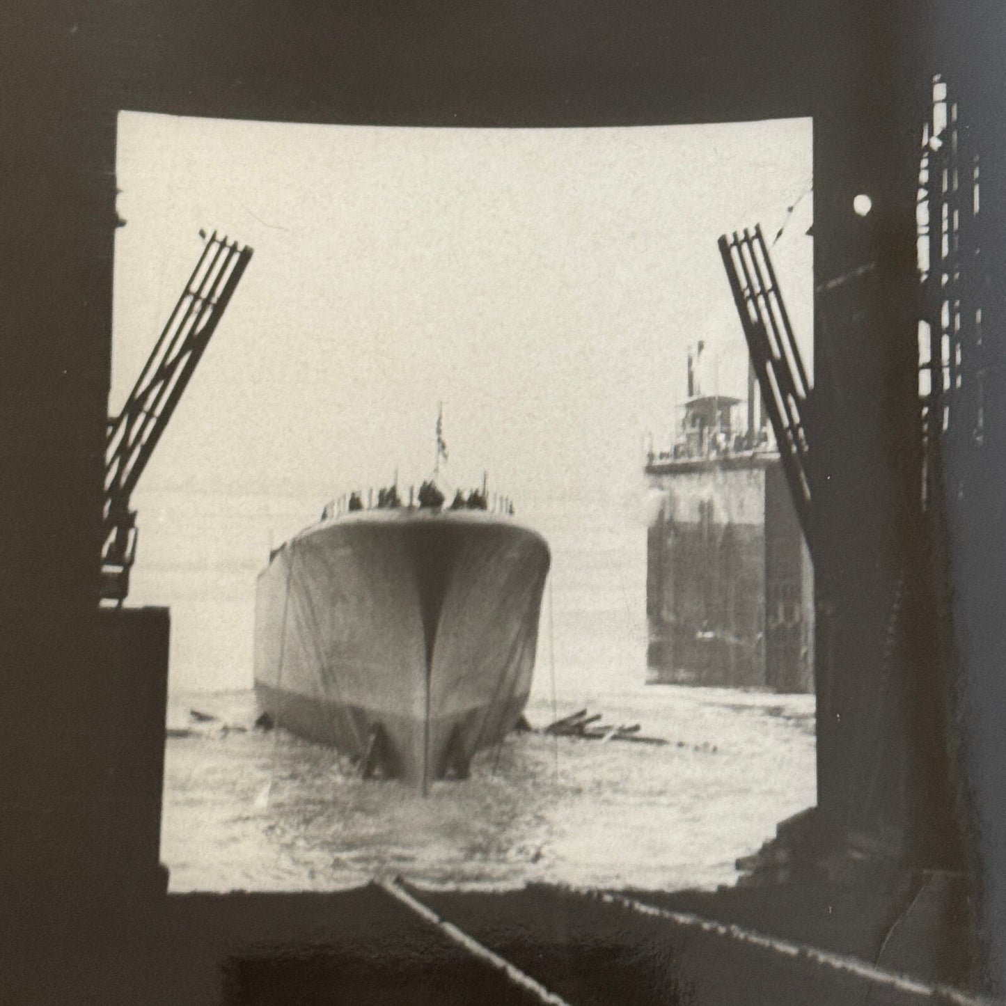 Vintage Ship Boat Photo Photograph Nautical 1954